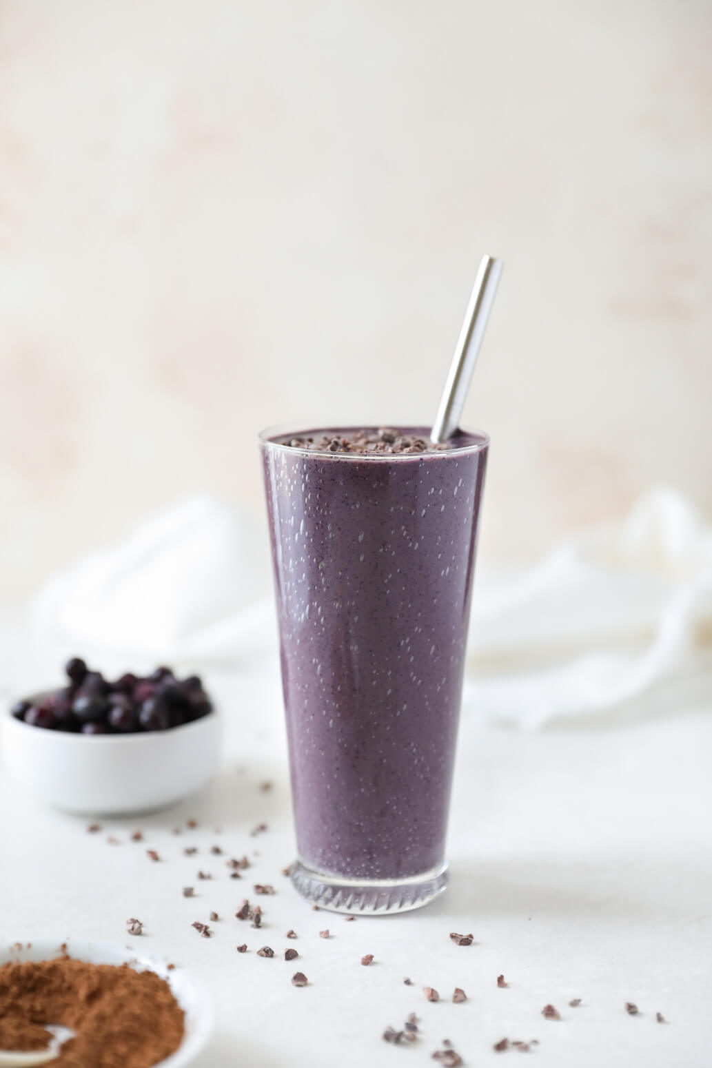Raw Cacao and Blueberry Smoothie: Jessi's Kitchen
