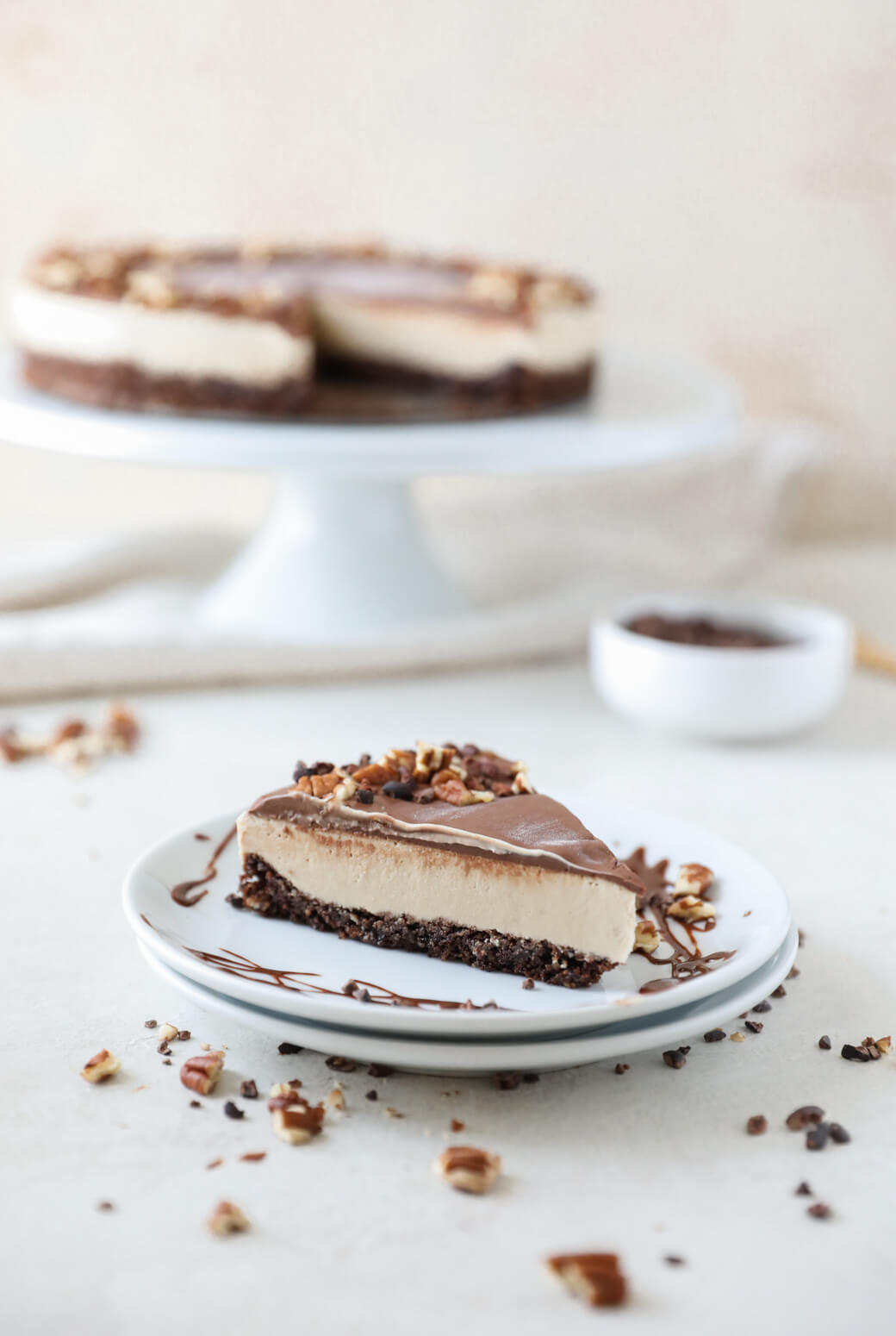 Vegan Coffee Cacao Cheesecake: Jessi's Kitchen