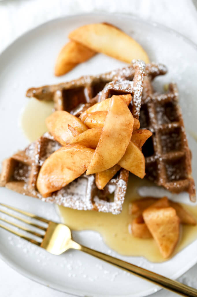 The Best Gluten-free Apple Cider Buckwheat Waffles: Jessi's Kitchen