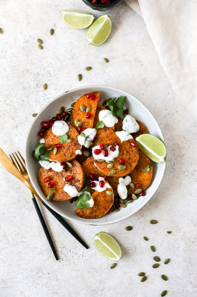 Roasted Garam Masala Butternut Squash with Yogurt Lime Sauce: Jessi's Kitchen