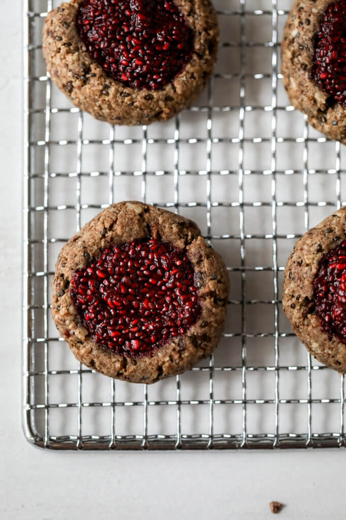 Gluten-free Chocolate Raspberry Thumbprint Cookies: Jessi's Kitchen