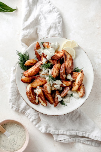 Tahini Roasted Potatoes