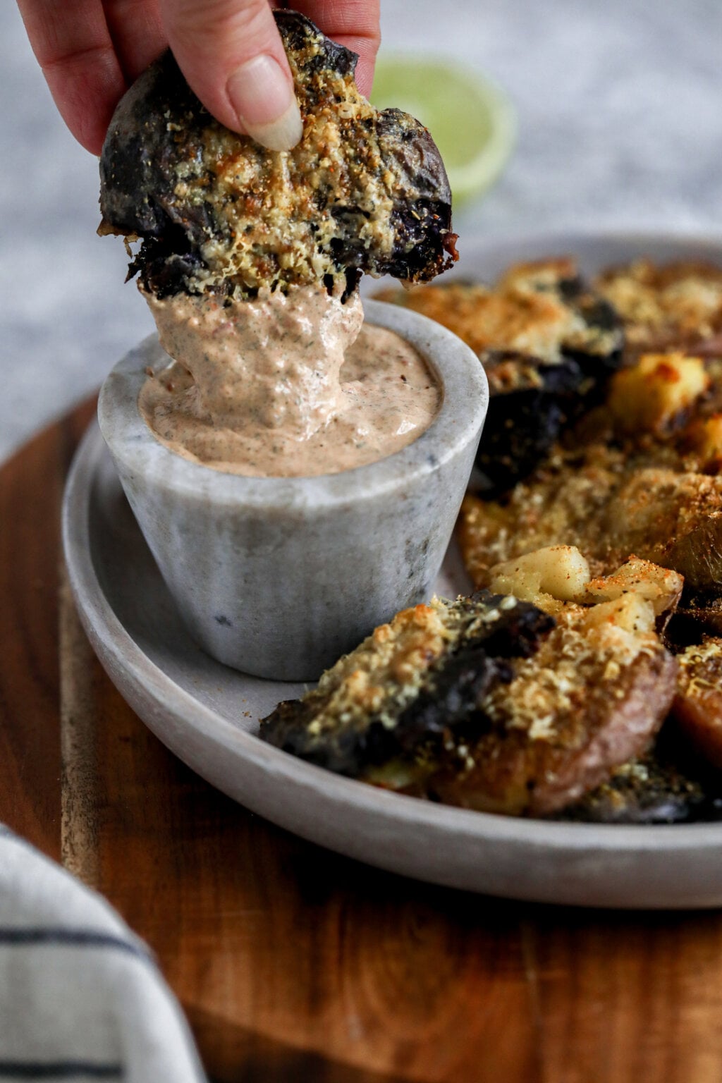 Crispy Parmesan Smashed Potatoes — Jessi's Kitchen