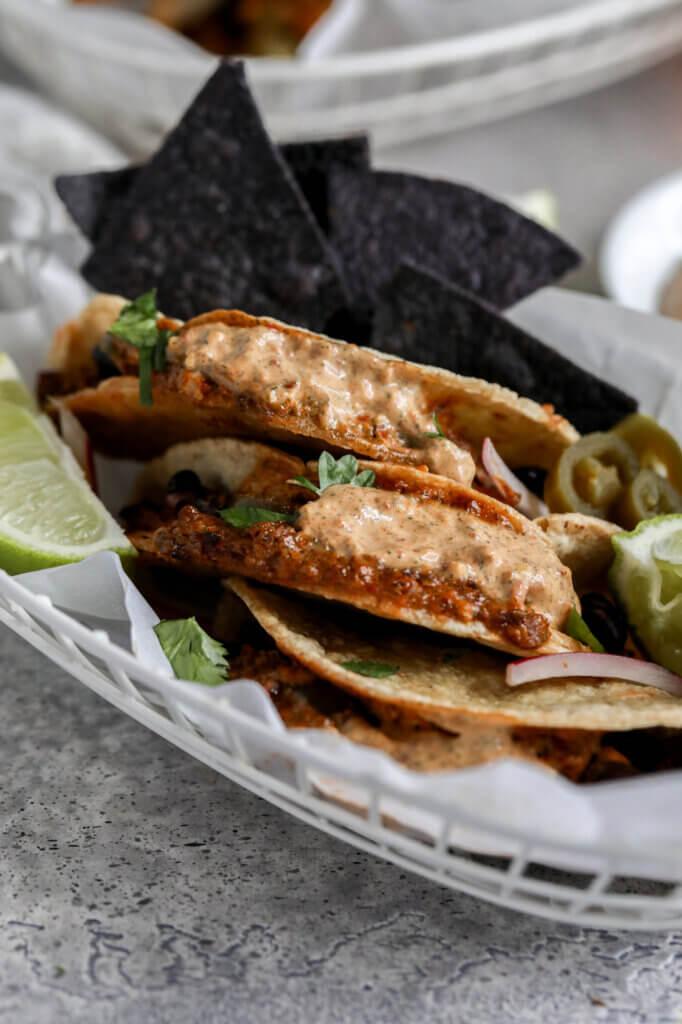 Crispy Chipotle Ranch Tacos