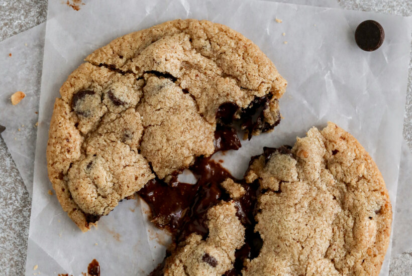Gluten-Free Chocolate Hazelnut Stuffed Cookies