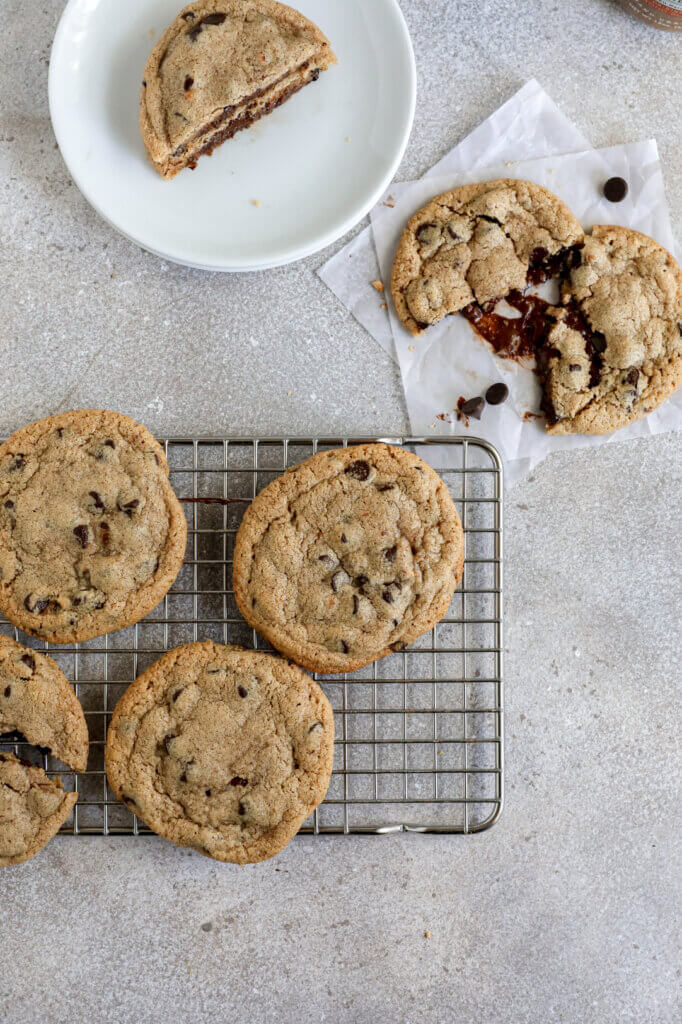 Gluten-Free Chocolate Hazelnut Stuffed Cookies
